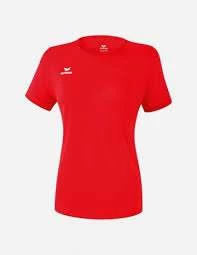 Erima Damen Funktions Teamsport T-Shirt - Rot