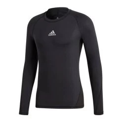 Adidas Alphaskin Longsleeve KIDS - Schwarz