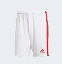 Adidas Squadra 21 Short Ohne Innenslip- Weiß/rot