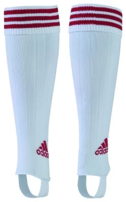ADIDAS Stutzen 3 Streifen Weiß/rot