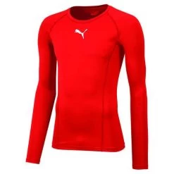 Puma Liga Baselayer Tee Langarm - Rot