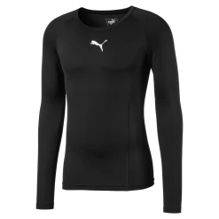 Puma Liga Baselayer Tee Langarm KIDS - Schwarz